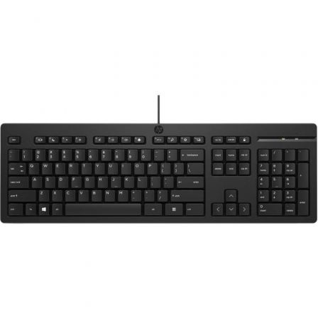 HP 125 Teclado con cable USB, Español, Negro HP 125 Teclado con cable USB, Español, Negro